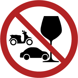 禁止酒駕標誌 (No drink driving sign)